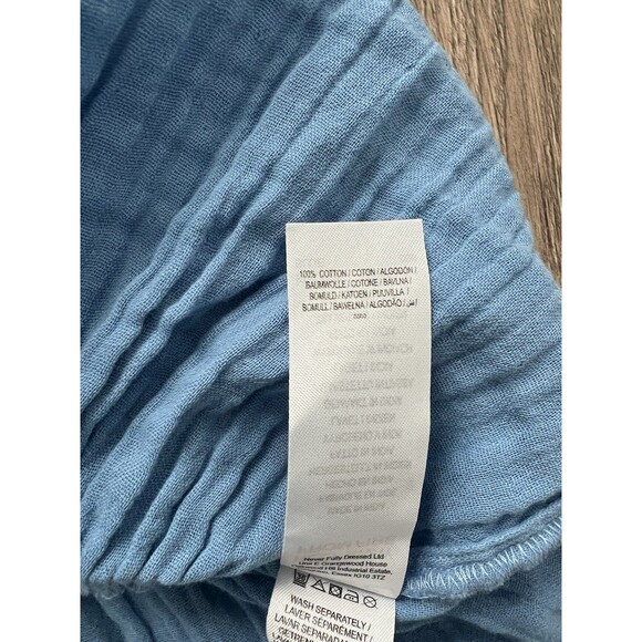 NWT Never Fully Dressed Smocked Blue Bodycon Dress Sz 6 Coastal Beach Vacation - Picture 11 of 11